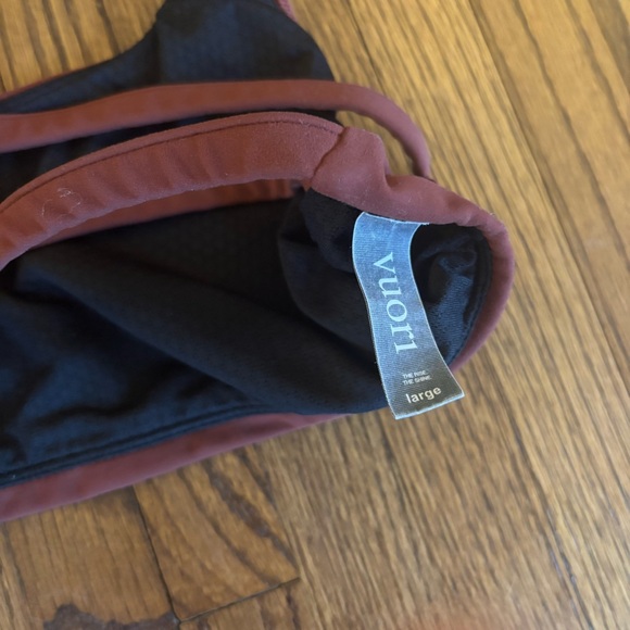 Vuori Yosemite Sports Bra, Brick Red Maroon, Size Large - Picture 3 of 5